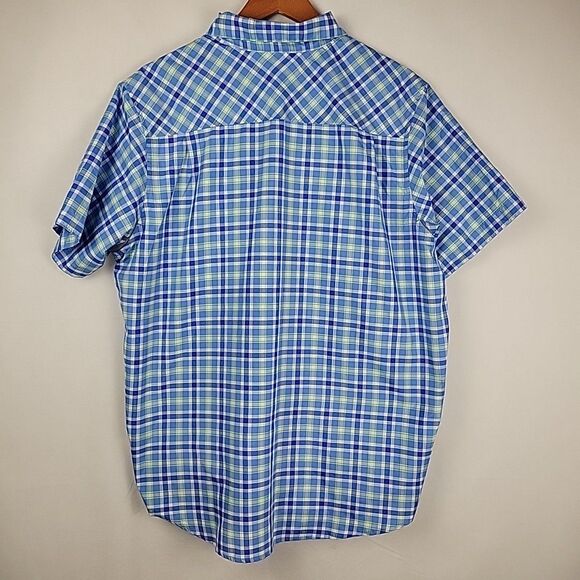 Under Armour Shirt Mens Large UA Chesapeake Plaid Vented Fishing Hiking Travel - Picture 7 of 9